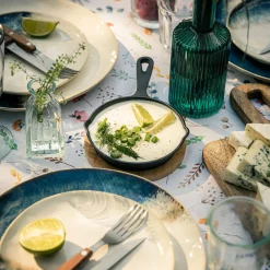 Naczynie żeliwne okrągłe z podstawą