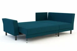 Narożnik ciemnoniebieski DEVON prawy