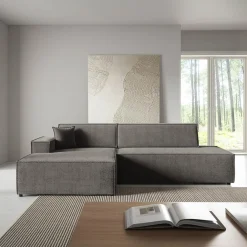 Narożnik ciemnoszary TILIA pojemnik lewy