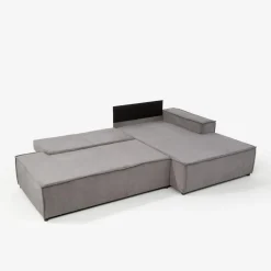 Narożnik ciemnoszary TILIA pojemnik prawy