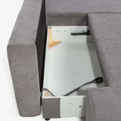 Narożnik ciemnoszary TILIA pojemnik prawy