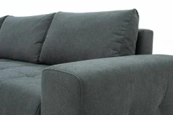 Narożnik duży rozkładany grafitowy AZURRO NEW