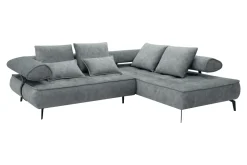 Narożnik elektrycznie rozkładany szary SELEDO L prawy