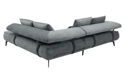 Narożnik elektrycznie rozkładany szary SELEDO L prawy