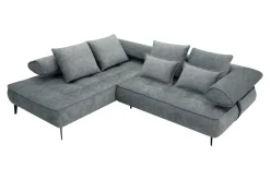 Narożnik elektrycznie rozkładany szary SELEDO L lewy