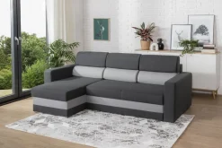 Narożnik grafitowo-szary RIMINI