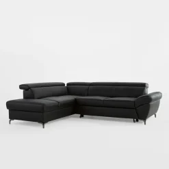 Narożnik grafitowy MEMPHIS lewy