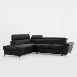 Narożnik grafitowy MEMPHIS lewy