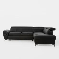 Narożnik grafitowy MEMPHIS prawy