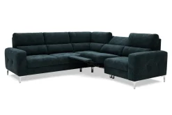 Narożnik granatowy funkcja relaks EMU lewy