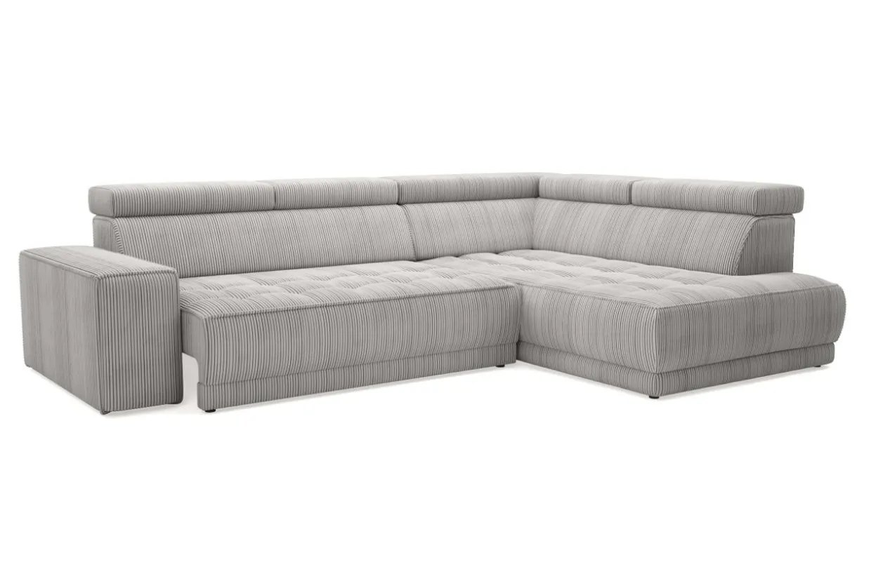 Narożnik jasnoszary SUMBA prawy