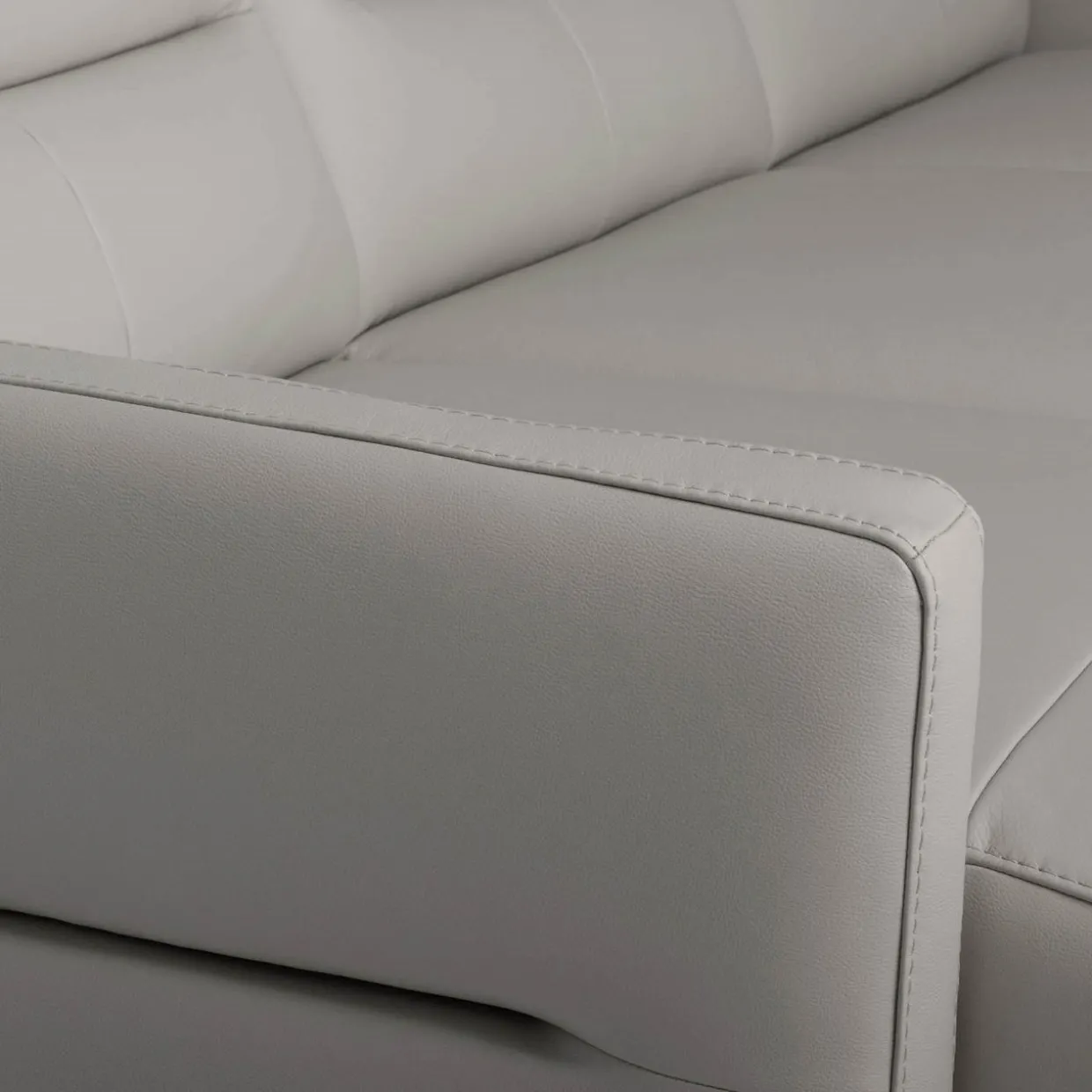 Narożnik jasnoszary z pojemnikiem FARO lewy