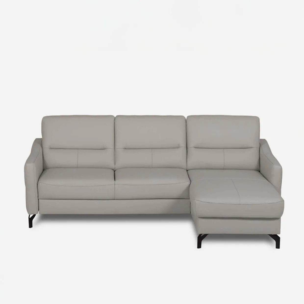 Narożnik jasnoszary z pojemnikiem FARO prawy