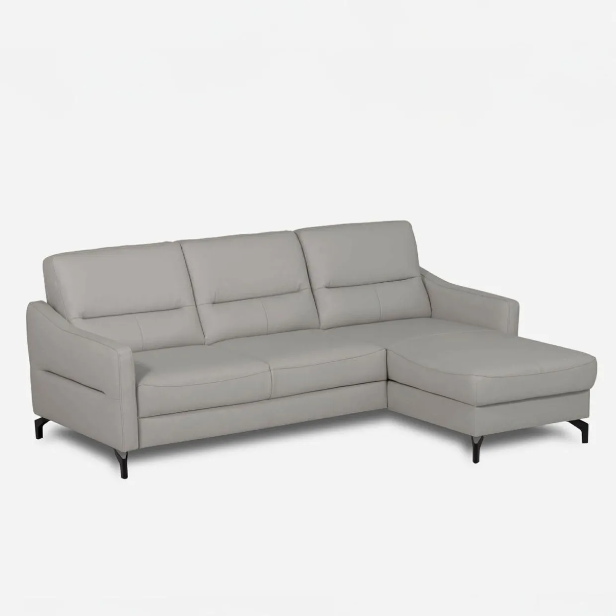 Narożnik jasnoszary z pojemnikiem FARO prawy