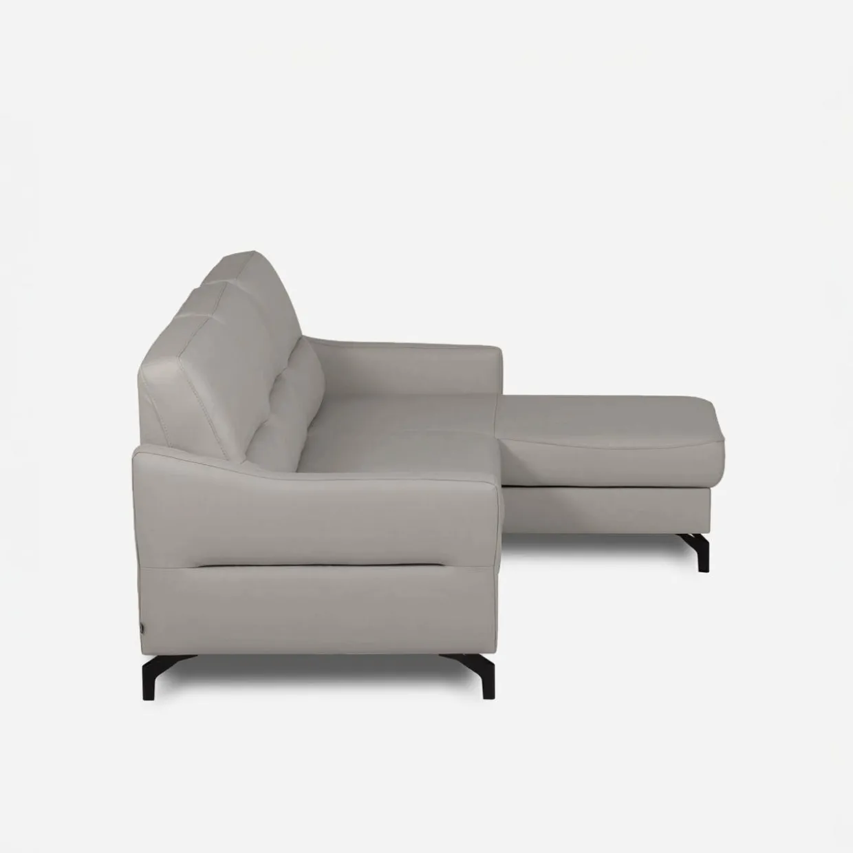 Narożnik jasnoszary z pojemnikiem FARO prawy