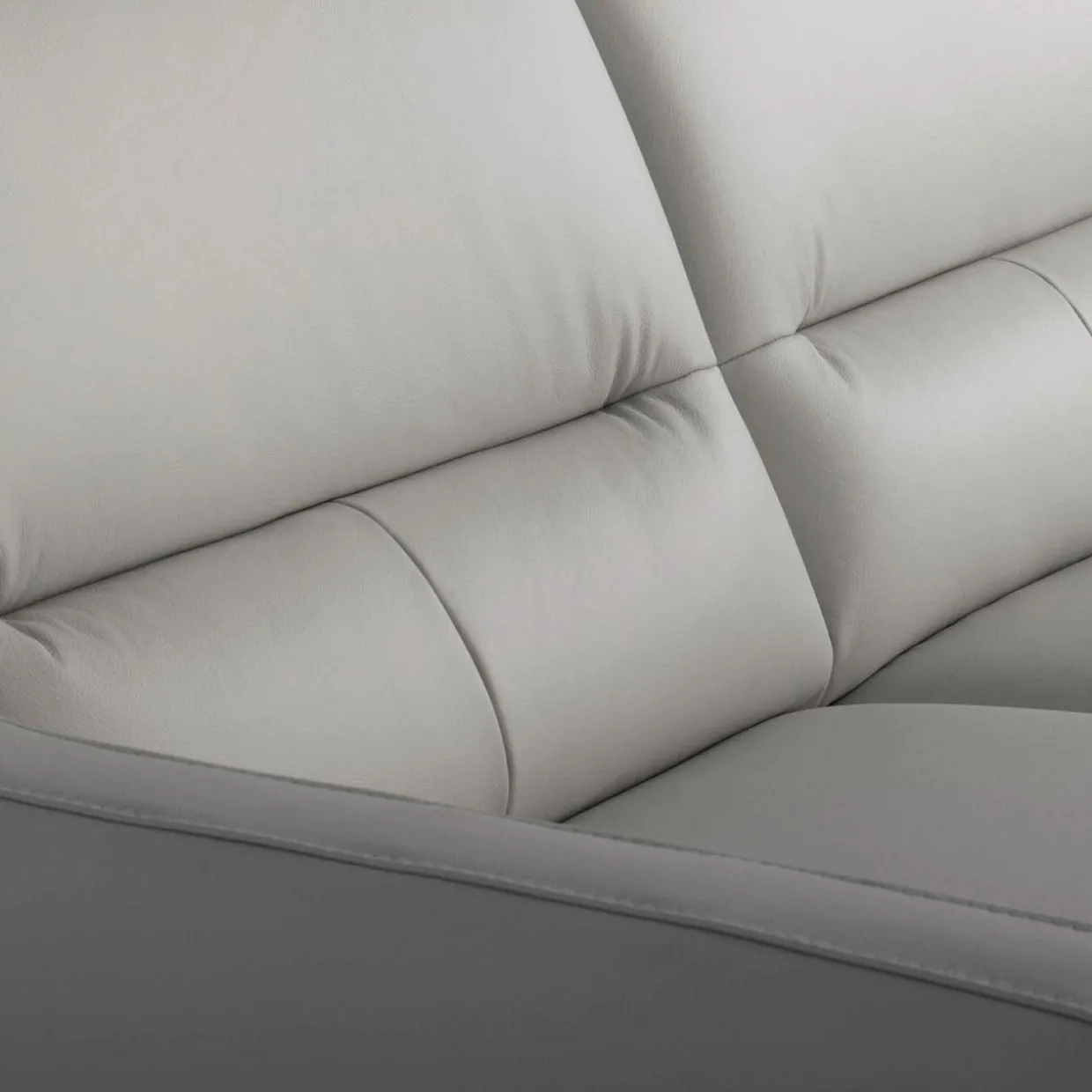 Narożnik jasnoszary z pojemnikiem FARO prawy