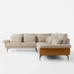 Narożnik kremowy RAMONA lewy