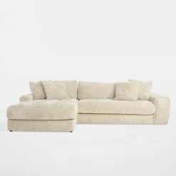 Narożnik kremowy TAMERA lewy