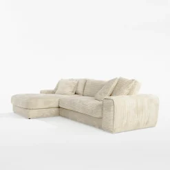 Narożnik kremowy TAMERA lewy