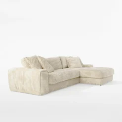 Narożnik kremowy TAMERA prawy