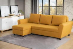 Narożnik musztardowy LANA