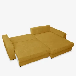 Narożnik musztardowy MARKOS prawy