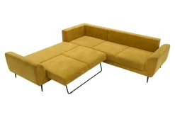 Narożnik musztardowy QUATTRO prawy