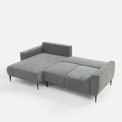 Narożnik na wysokich nóżkach rozkładany CUSTOM III lewy