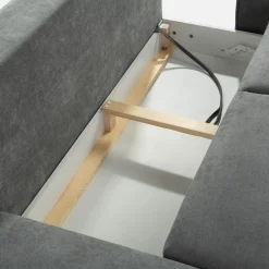 Narożnik na wysokich nóżkach rozkładany CUSTOM III lewy