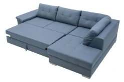 Narożnik niebieski LAVIDA BIS prawy