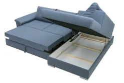 Narożnik niebieski LAVIDA BIS prawy