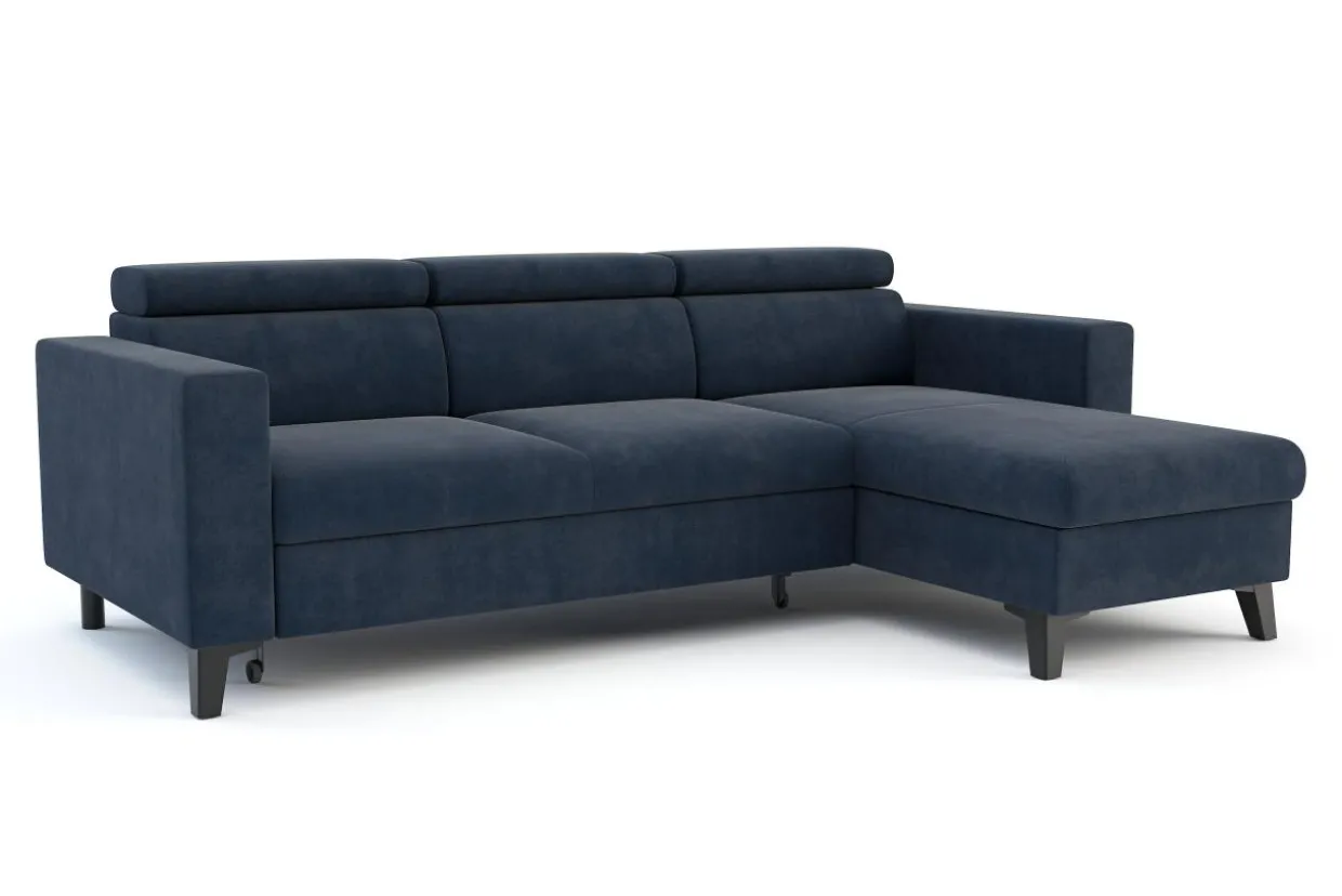 Narożnik niebieski z regulacją zagłówków ORINOKO