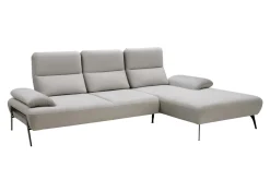 Narożnik nowoczesny szary CESAR lewy