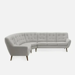 Narożnik pikowany beżowy SCANDI lewy