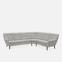 Narożnik pikowany beżowy SCANDI lewy