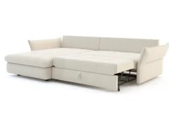 Narożnik rozkładany beżowy ACERO lewy