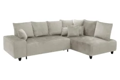 Narożnik rozkładany beżowy CALPE prawy