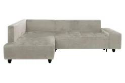 Narożnik rozkładany beżowy CALPE lewy