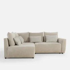 Narożnik rozkładany beżowy HORTA lewy