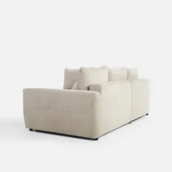 Narożnik rozkładany beżowy HORTA lewy