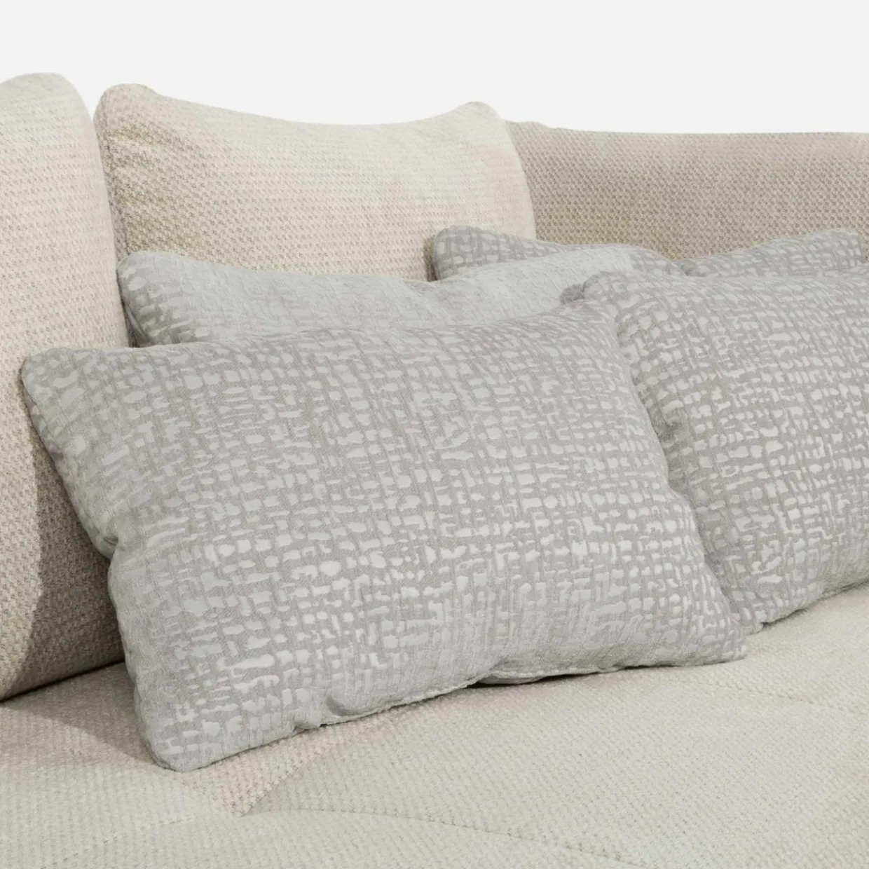 Narożnik rozkładany beżowy HORTA lewy