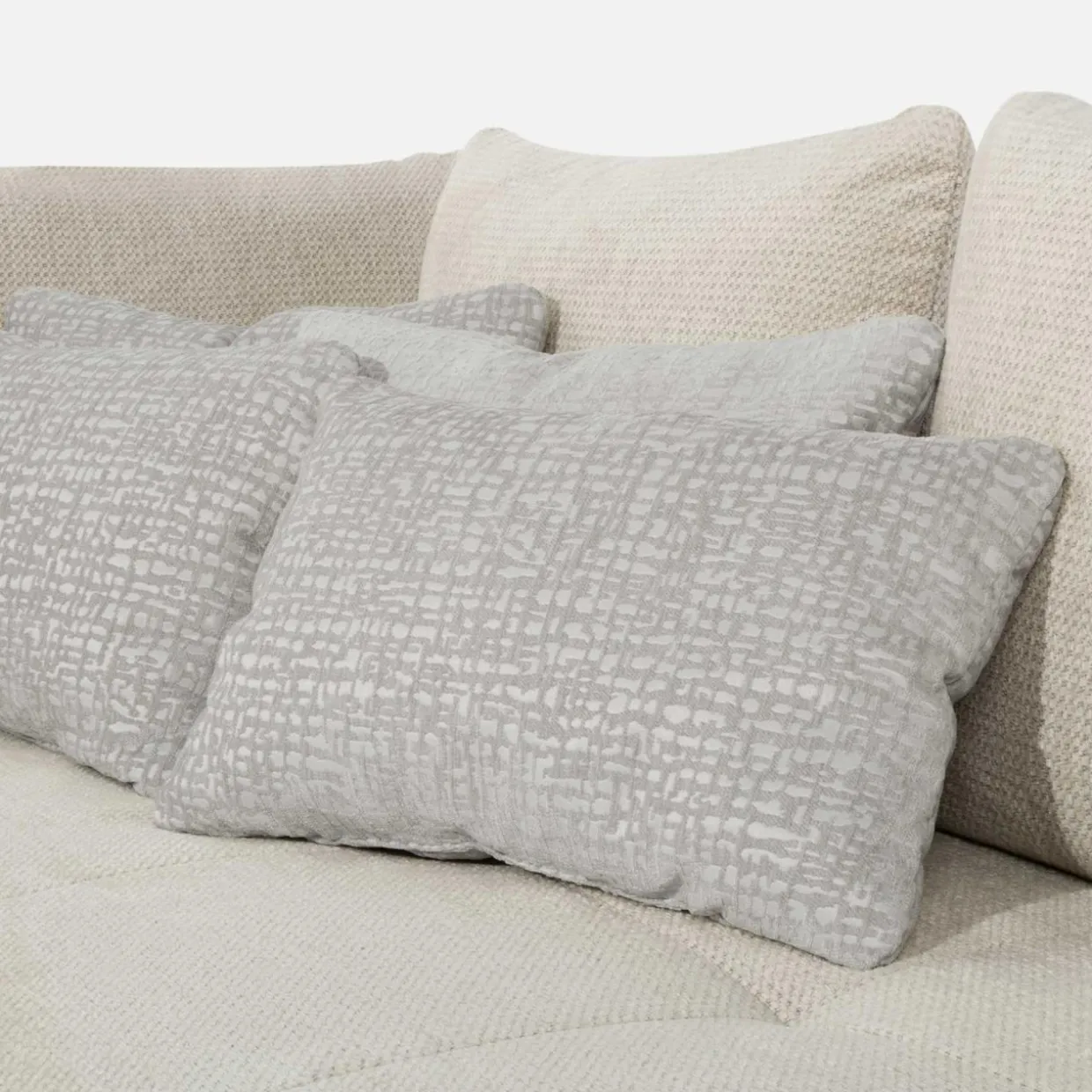 Narożnik rozkładany beżowy HORTA prawy