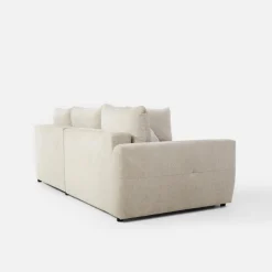 Narożnik rozkładany beżowy HORTA prawy