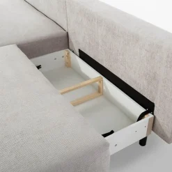 Narożnik rozkładany beżowy IKAR lewy