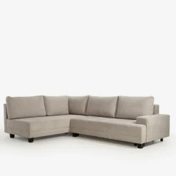 Narożnik rozkładany beżowy MEDISON lewy