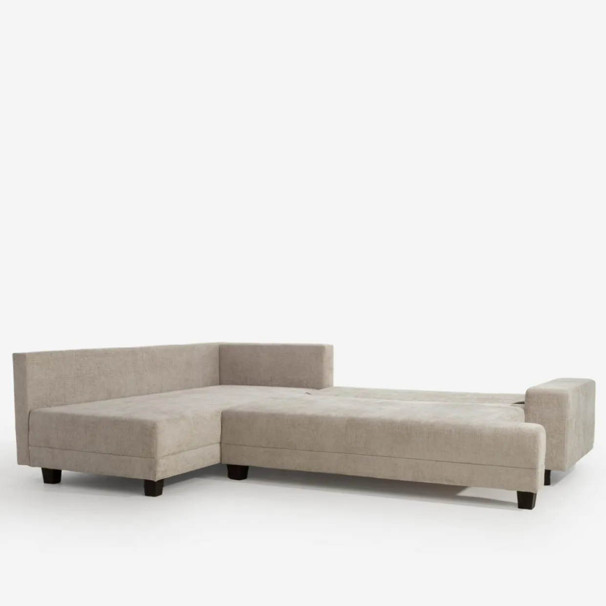 Narożnik rozkładany beżowy MEDISON lewy