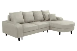 Narożnik rozkładany beżowy NAPOLI prawy