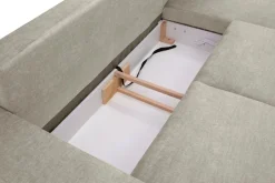 Narożnik rozkładany beżowy NAPOLI prawy