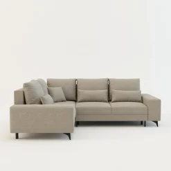 Narożnik rozkładany beżowy PIAVE lewy