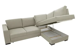 Narożnik rozkładany beżowy SHERY B prawy